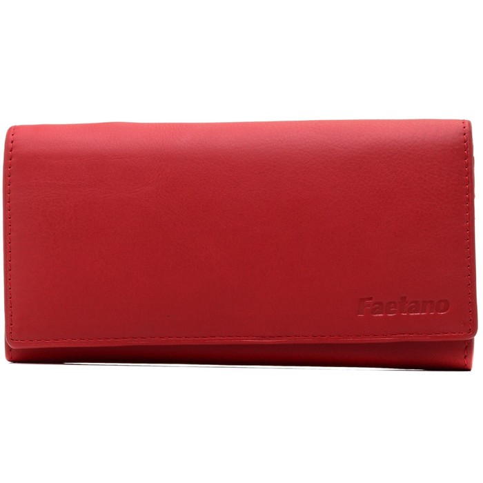Портмоне жен., размер 18,4х9,5 см, цвет красный FT-P14-K07