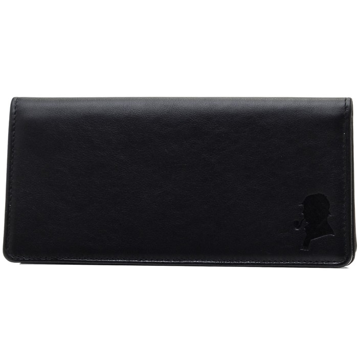 Портмоне-купюрник мужской, размер 18х8,6 см, цвет чёрный