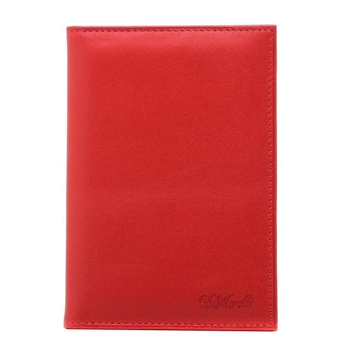 Бумажник водителя, размер 9,5х13,8 см, цвет красный