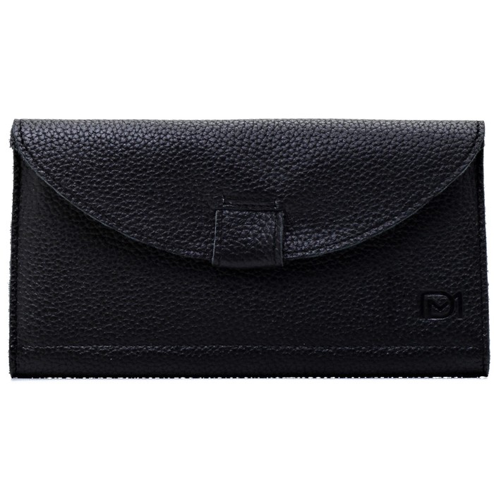 Портмоне-конверт, размер 18х10 см, цвет чёрный