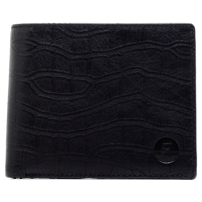 Портмоне мужское, размер 10х12,2 см, цвет чёрный