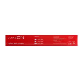 Щипцы-гофре LuazON LW-19, 40 Вт, алюминиевое покрытие, 100 х40 мм, 220 °C, красные от Сима-ленд