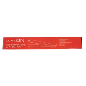 Выпрямитель LuazON LW-18, 40 Вт, керамическое покрытие, до 220°C, цвет золото от Сима-ленд