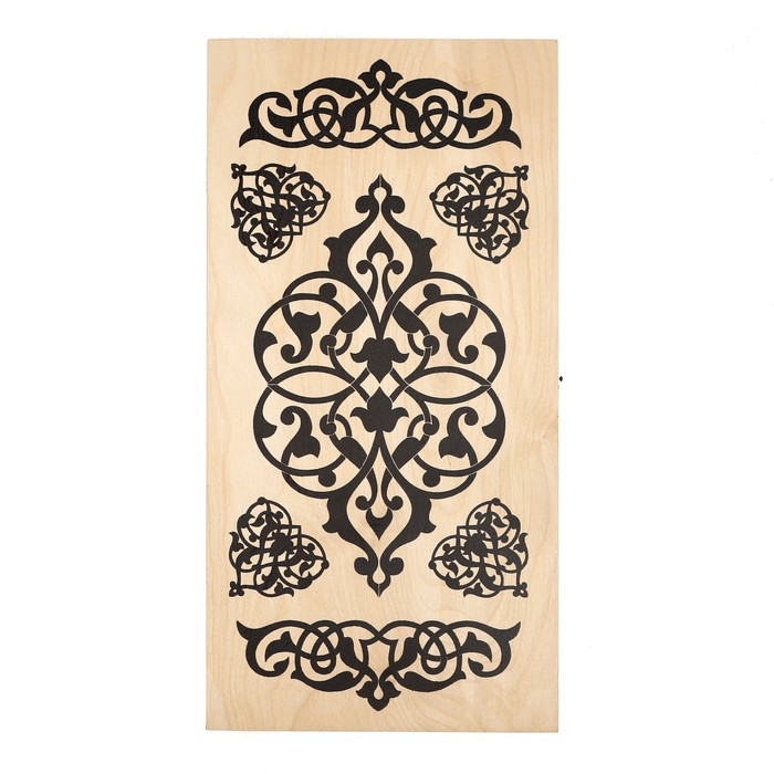 Нарды &quot;Узор&quot; (доска дерево 50х50 см)