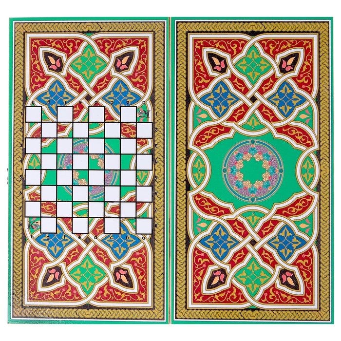 Нарды "Восточные" (доска дерево 40х40 см)