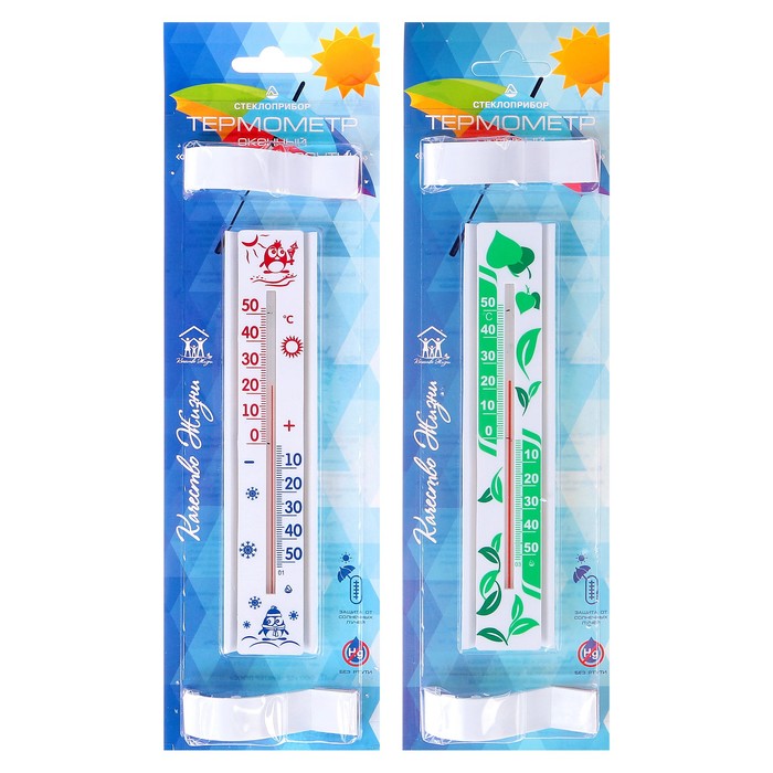 Термометр оконный "Солнечный зонтик" (-50°С<Т<+50°С), ТБО исп.3 микс