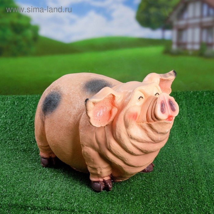 Садовая фигура Свинка 29х47х30 см 1090₽