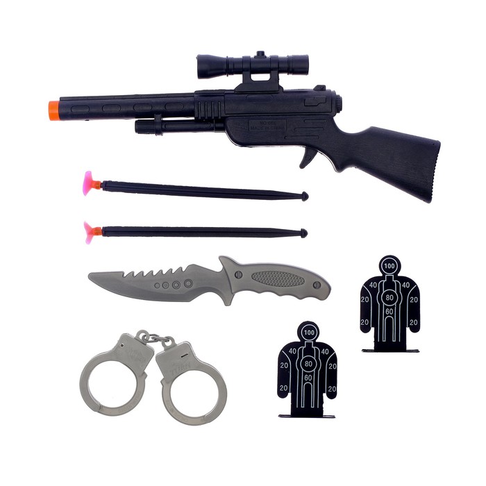 Набор полицейского, "Отважный сержант", 8 предметов