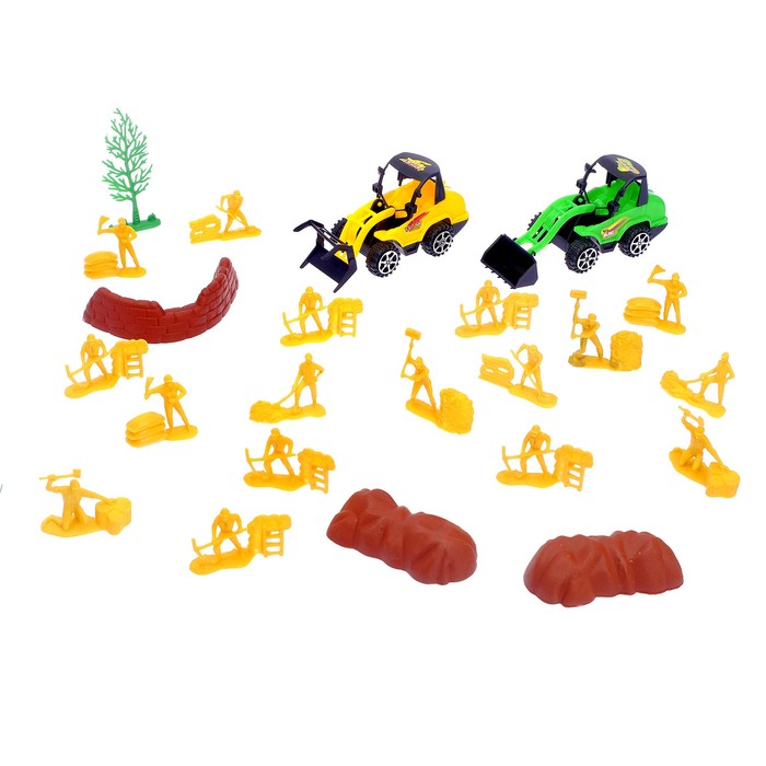 Набор строителей "Рабочий отряд", 26 предметов