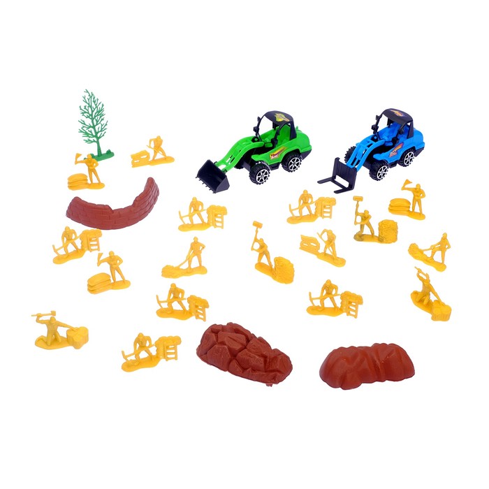 Набор строителей "Рабочий отряд", 26 предметов