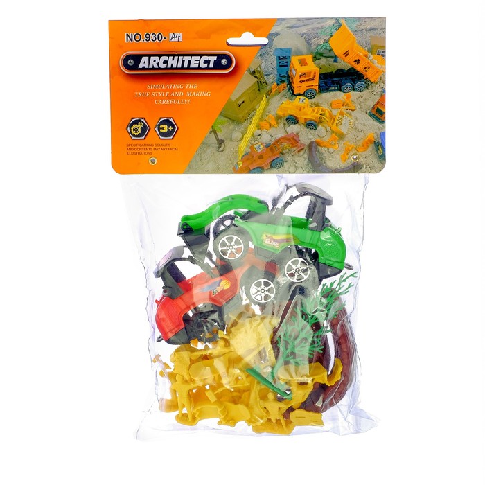 Набор строителей "Рабочий отряд", 26 предметов