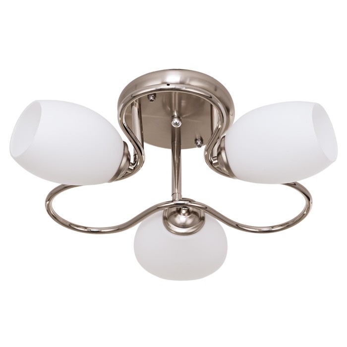 Люстра "Роберта" 3x40Вт Е27 сатин 42х42х20см.