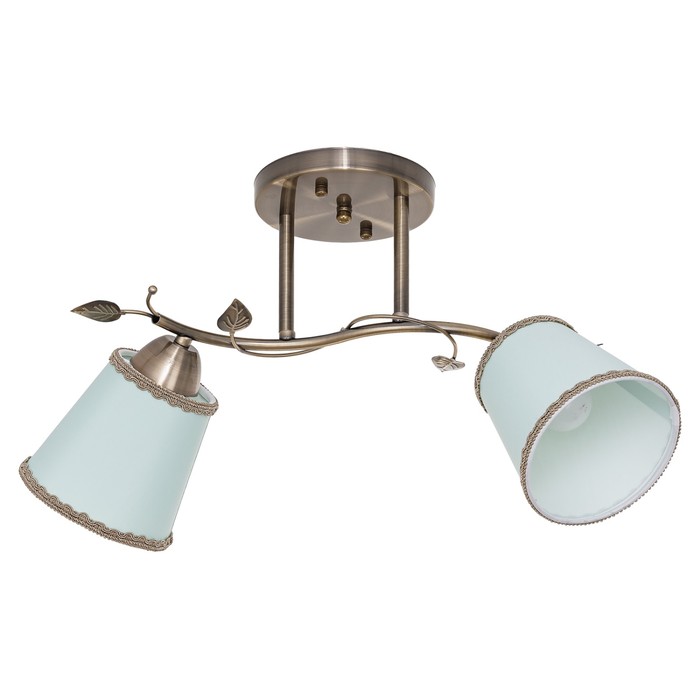 Люстра "Элла" 2x40Вт E27 бронза 55х41х23см.