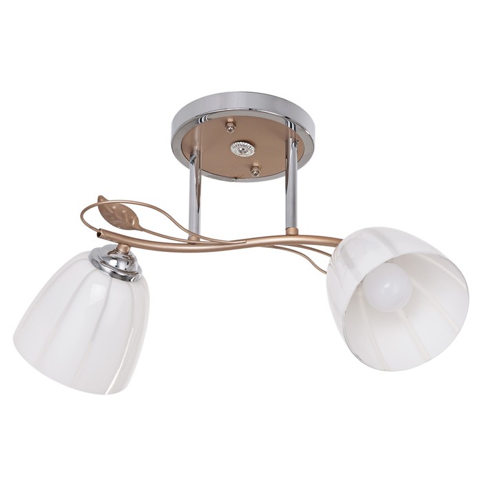 Люстра "Бирута" 2x40Вт E27 сатин 55х25х22см.