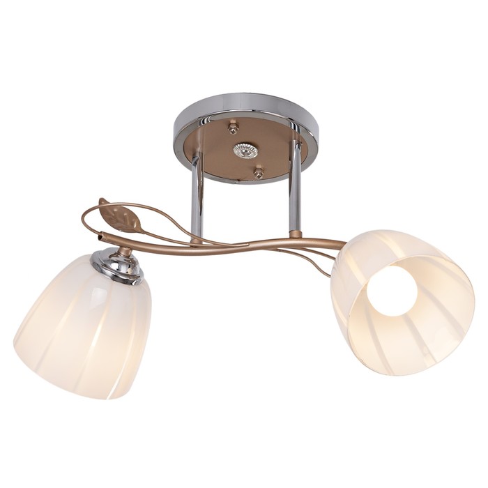 Люстра "Бирута" 2x40Вт E27 сатин 55х25х22см.