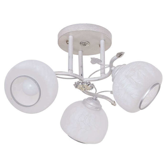 Люстра "Вилора" 3x40Вт E27 серебро 57,5х43,5х23см.