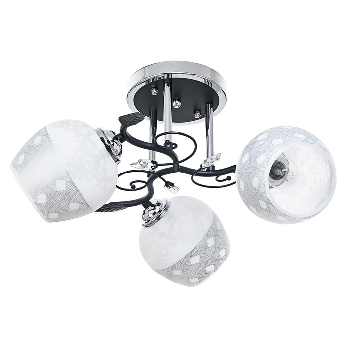 Люстра "Астра" 3x40Вт E27 хром 10х20х30см