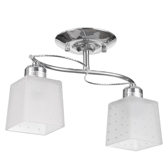Люстра "Баланс" 2 лампы 40W E27 хром 33х15х21 см.