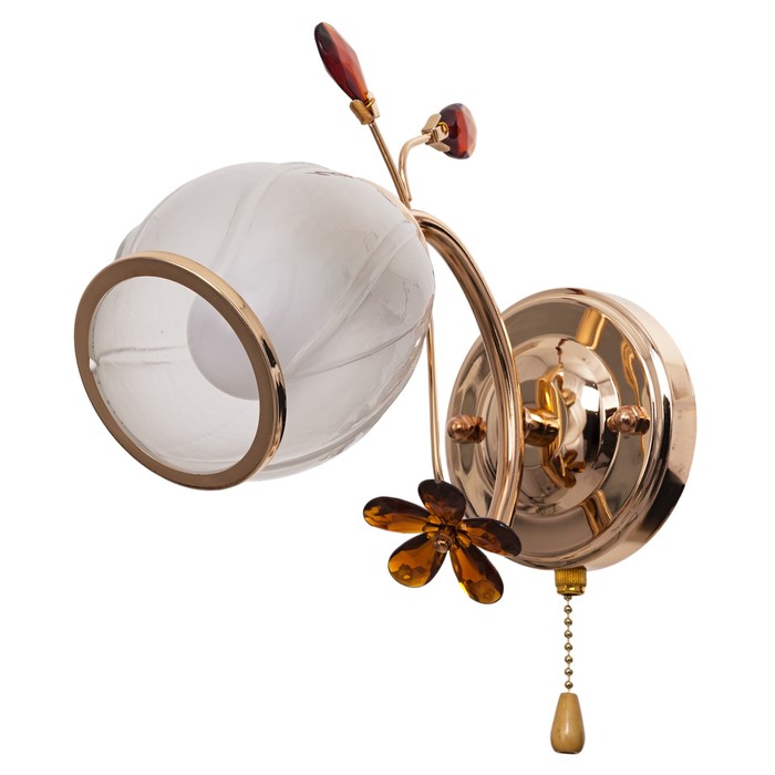 Бра "Астра" 1x60Вт E27 золото 23х11х21см.