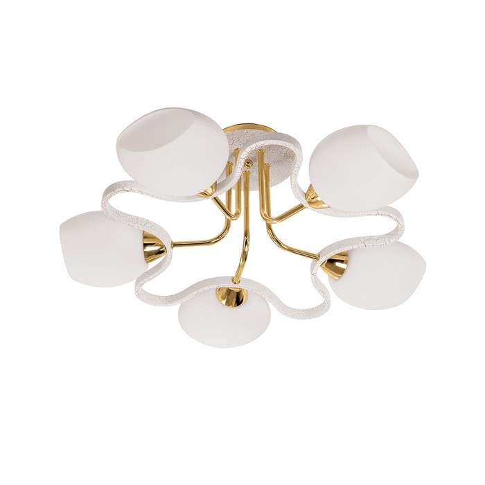 Люстра "Астия" 5xE27 60Вт золото 56х56х20 см.