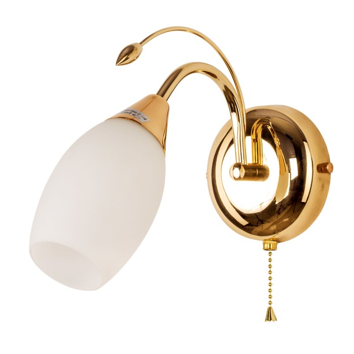 Бра "Теллия" 1x40Вт E14 золото 18,5х10х24,5 см.