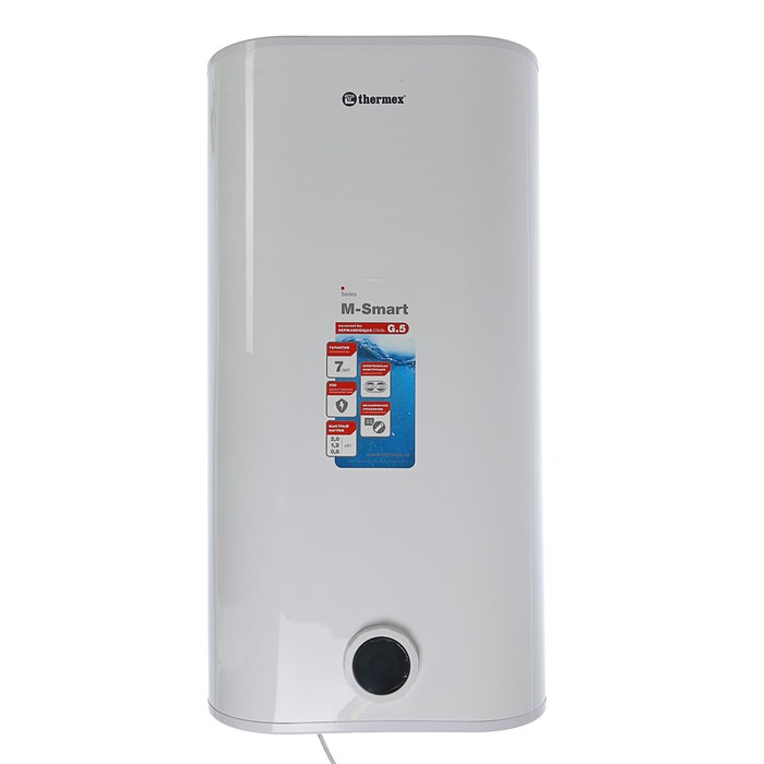 Водонагреватель THERMEX MS80V, накопительный, 80 л, 2000 Вт, нерж. бак, белый