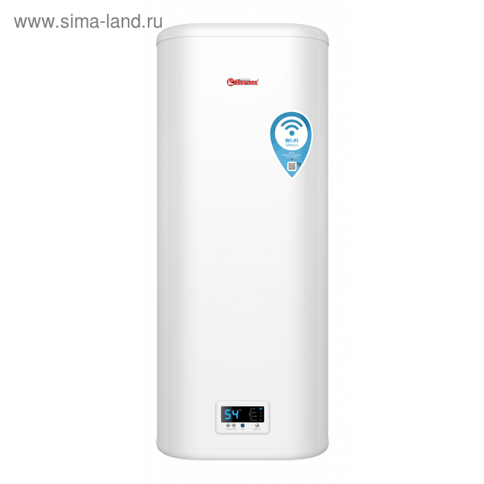 

Водонагреватель Thermex IF 100 V(pro) Wi-Fi, накопительный, 100 л, 2 кВт, нерж. бак, белый