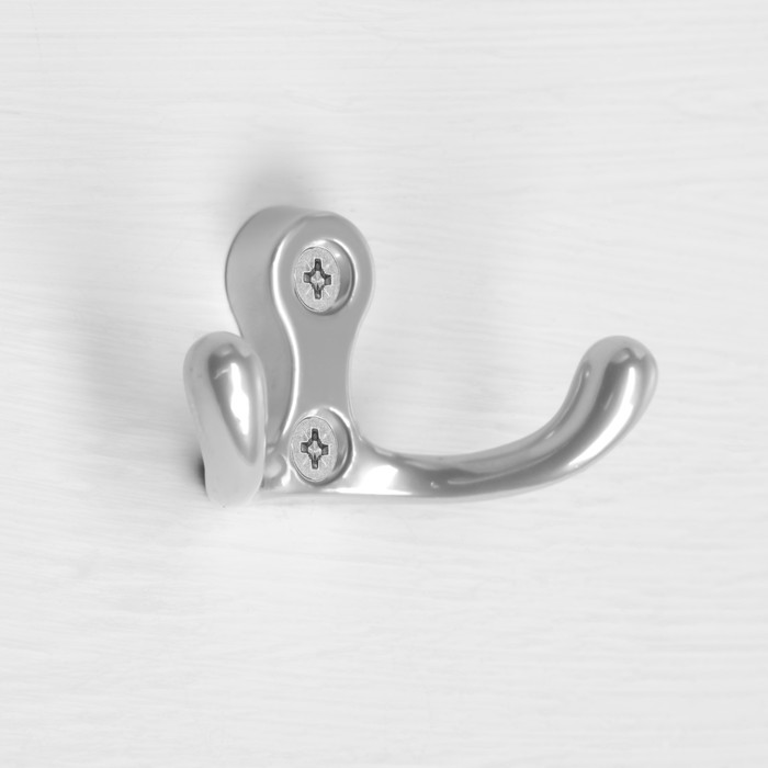 Крючок-вешалка №15, цвет хром