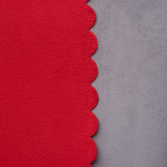 Плед "Экономь и Я" Красный (клюква)150*130 см, пл.160 г/м2, 100% п/э