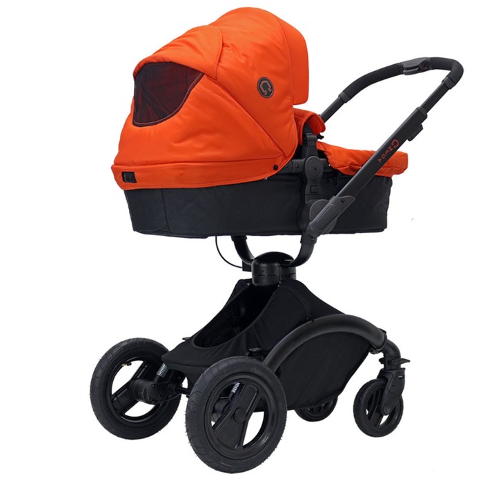 Коляска 2 в 1 OMEGA ALU, цвет красный