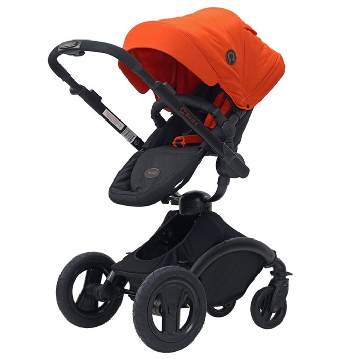 Коляска 2 в 1 OMEGA ALU, цвет красный