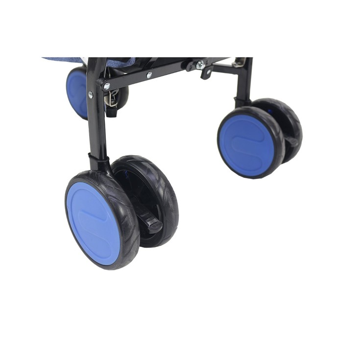 Коляска прогулочная GALAXY (уп.2 шт.) dark , цвет синий