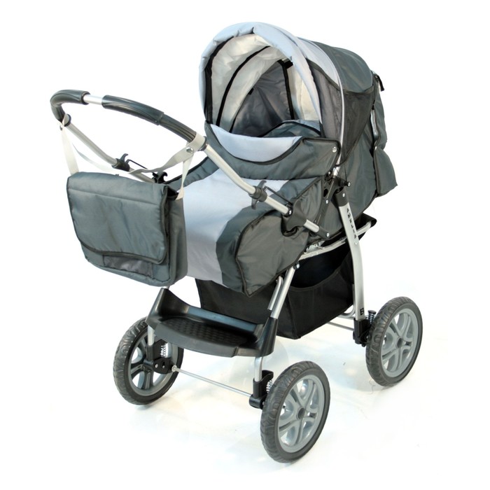 Коляска-трансформер AMELIA B (BartPlast) U - универсальный, цвет МИКС