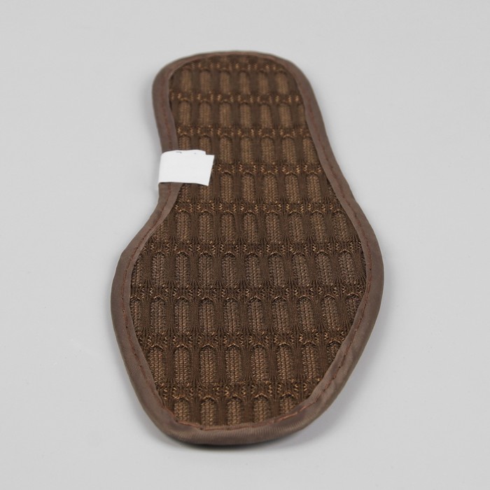 Стельки для обуви, окантовка, 42р-р, пара, цвет хаки