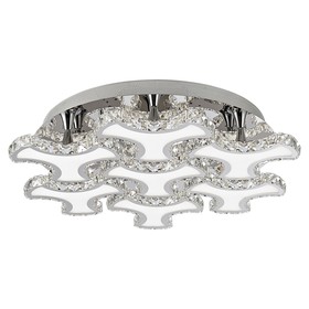 

Люстра потолочная NUBE 1x111Вт LED хром 80x80x14см