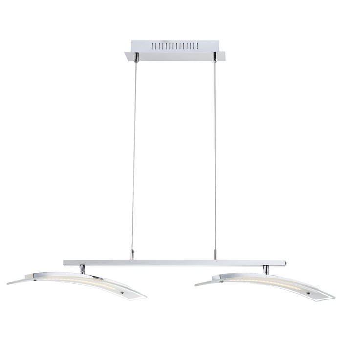 Люстра подвесная VALERIA 2x10Вт LED хром 92x40x150см