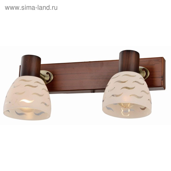 

Споты SHAYLA 2x40WВт E14 античная бронза, коричневый 30x13,5x12см