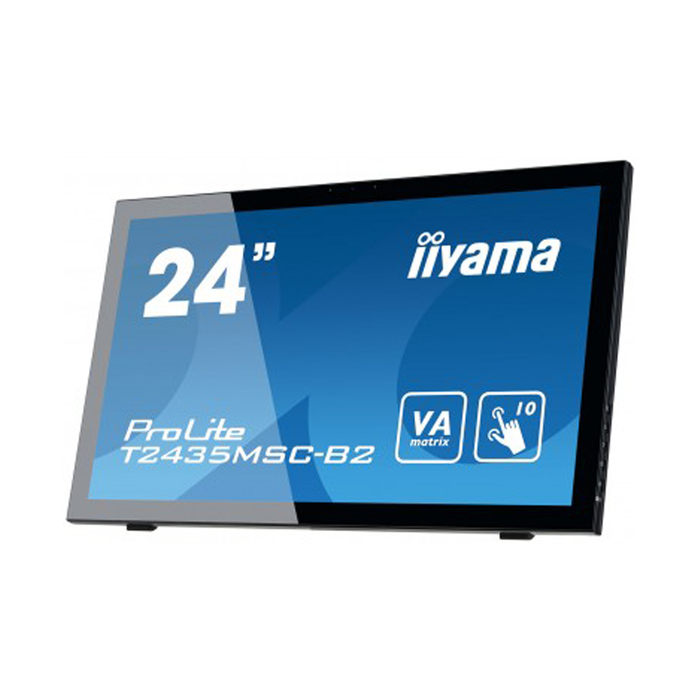 Монитор Iiyama 24" T2435MSC-B2 VA 8ms 16:9 DVI HDMI Cam 178/178 1920x1080 D-Sub DP USB Touch 32951