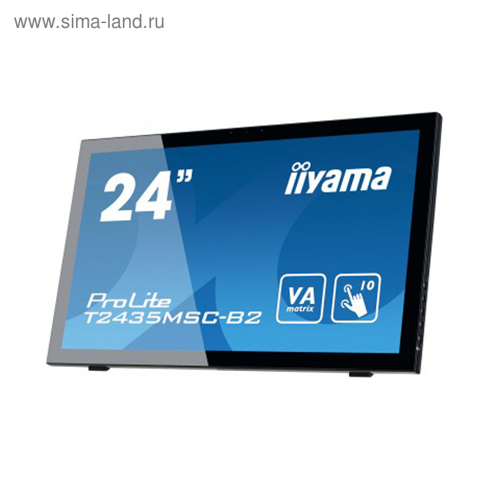 фото Монитор iiyama 24" t2435msc-b2 va 8ms 16:9 dvi hdmi cam 178/178 1920x1080 d-sub dp usb touch 32951