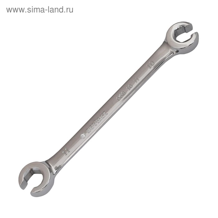 Ключ разрезной Bovidix 681011, 10 х 11 мм, 150 мм, полированная поверхность, Cr-V