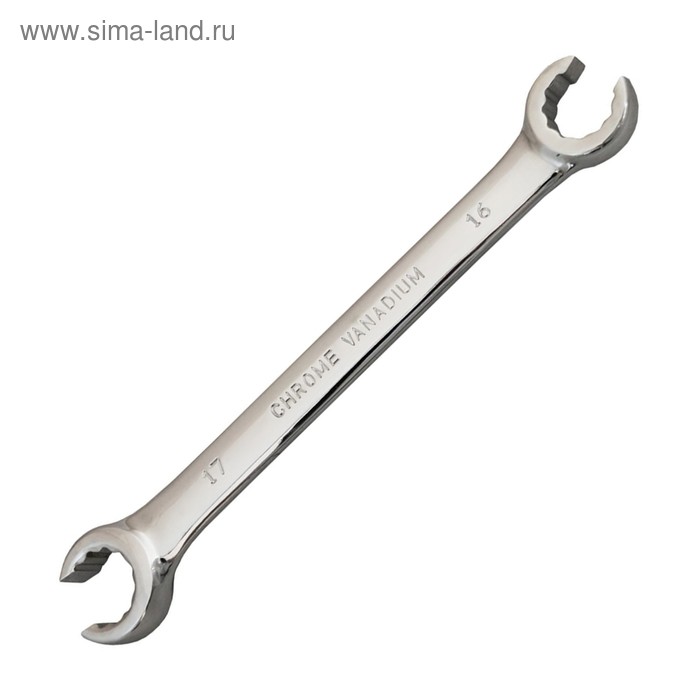 Ключ разрезной Bovidix 681617, 16 х 17 мм, 195 мм, полированная поверхность, Cr-V