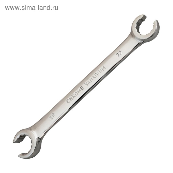Ключ разрезной Bovidix 681922, 19 х 22 мм, 230 мм, полированная поверхность, Cr-V