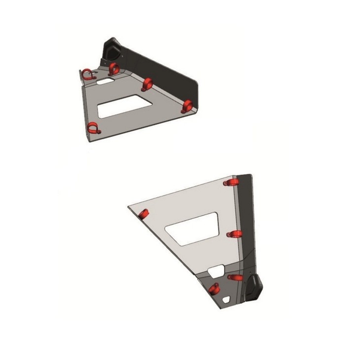 Защита передних рычагов Rival для BRP (Can-Am) Maverick X3 (Turbo R, X DS Turbo R) 2016-, 444.7253.1