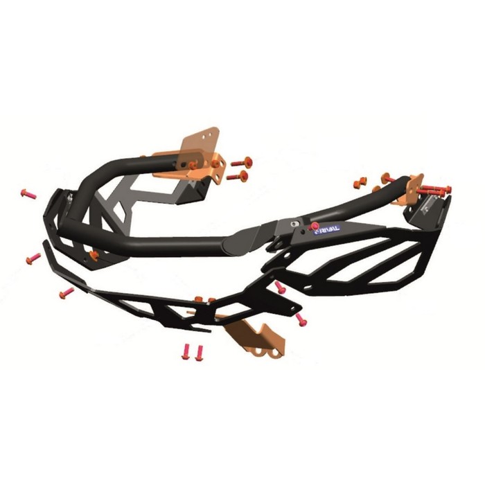 Бампер передний Rival для BRP Ski-doo Summit, RENEGADE, FREERIDE, MXZ Rev Gen4 2017-, 444.7255.1