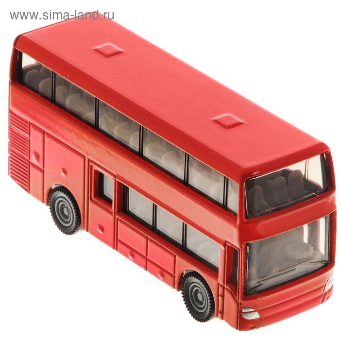 Двухэтажный автобус Siku автобус siku двухэтажный 1321 1 87 7 2 см красный