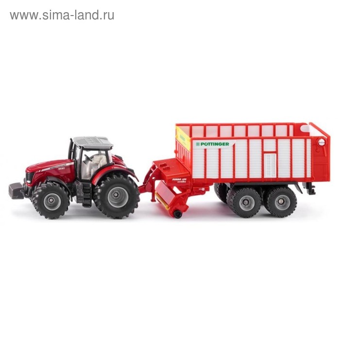 

Трактор Massey Ferguson с кузовом Poettinger Jumbo