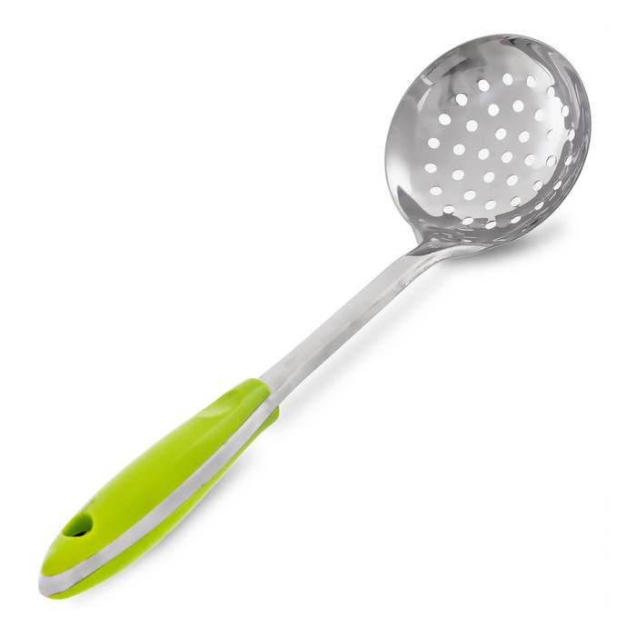 Шумовка "Зеленая ручка" 33,5 см