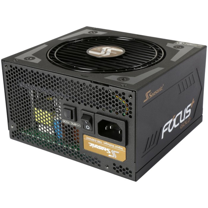 Блок питания Seasonic ATX 550W FOCUS Plus SSR-550FX APFC 120mm fan 6xSATA Cab Manag RTL