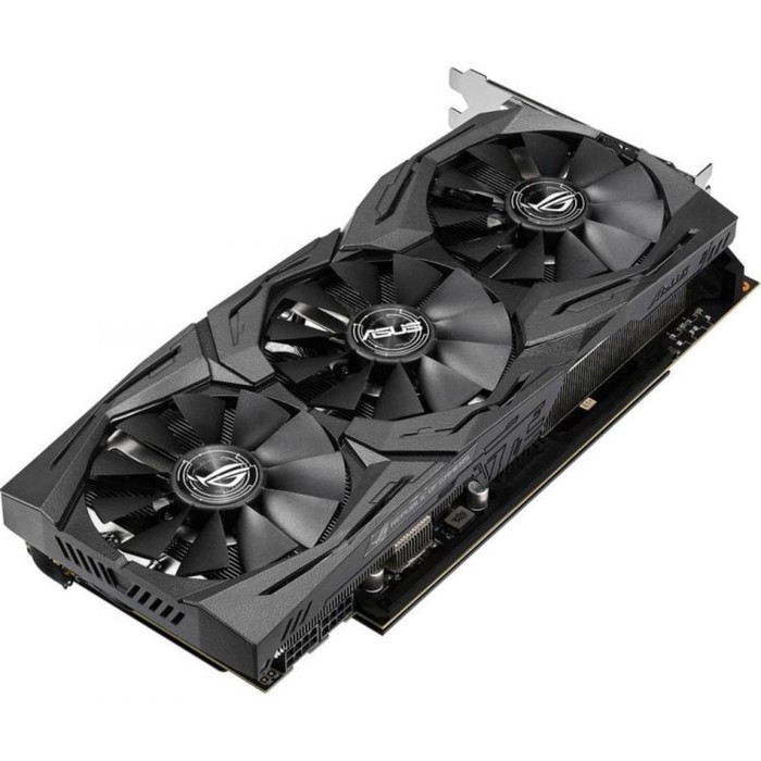 Видеокарта Asus AMD Radeon RX Vega 64 ROG STRIX GAMING OC, 8G, 2048bit, HBM2, 1590/945, Ret