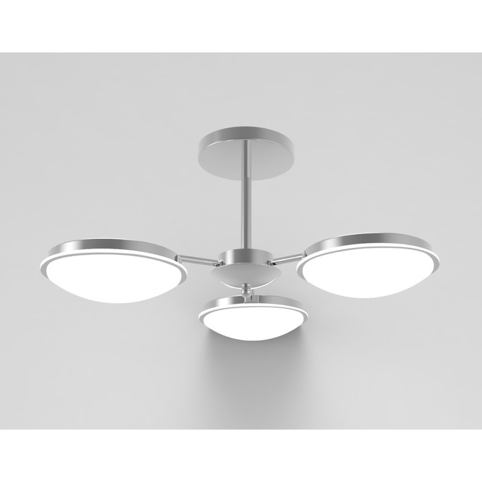 Люстра потолочная "Славия" 3x12Вт LED хром 55x55x25,5см